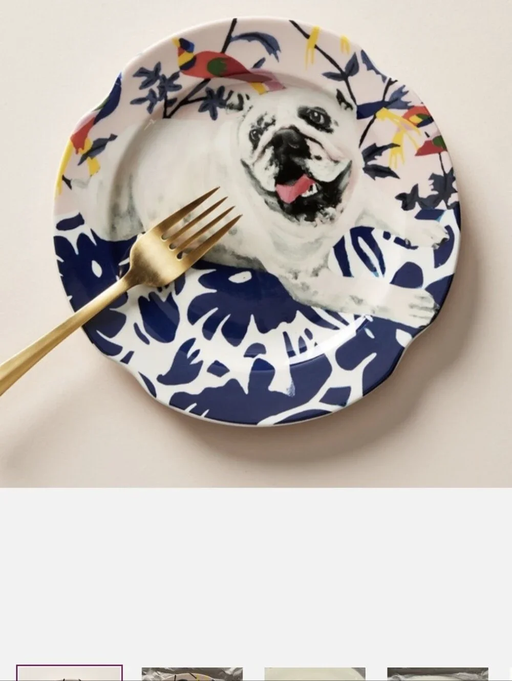 New! Anthropologie Plates Set